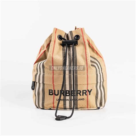 Burberry Phoebe Nylon Bucket Bag 